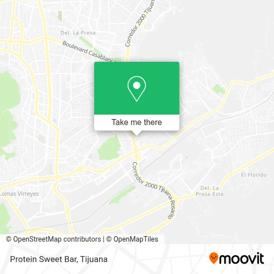 Protein Sweet Bar map