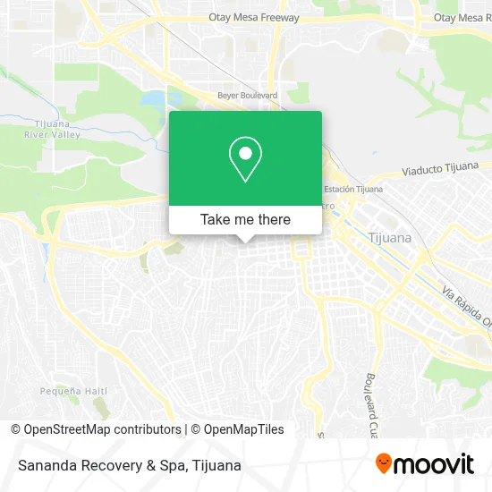 Sananda Recovery & Spa map