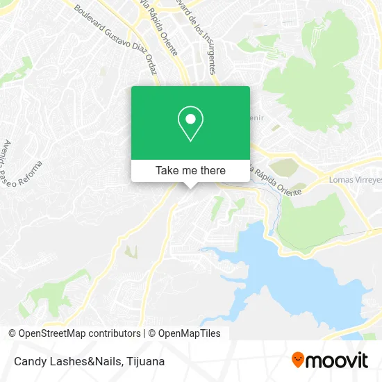 Candy Lashes&Nails map