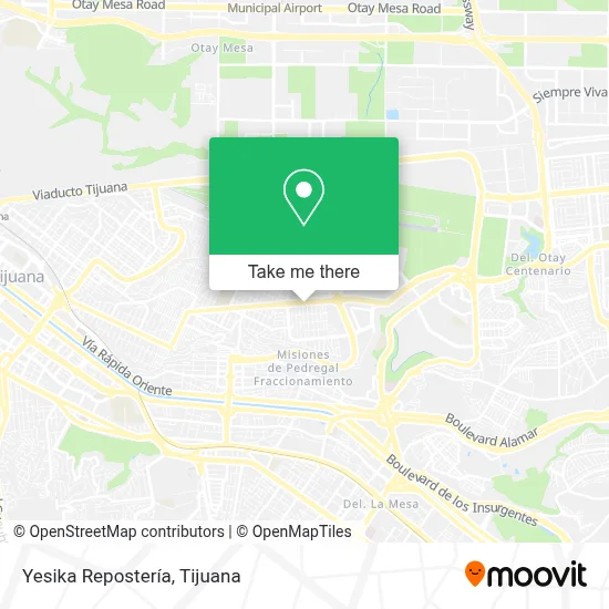 Yesika Repostería map