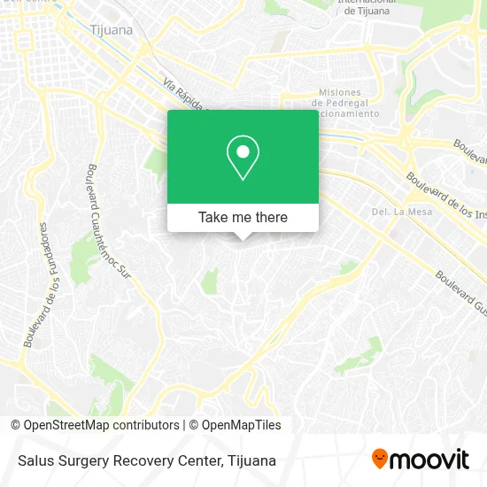 Salus Surgery Recovery Center map