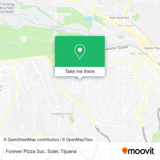 Forever Pizza Suc. Soler map