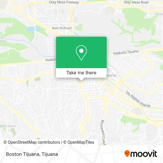 Boston Tijuana map
