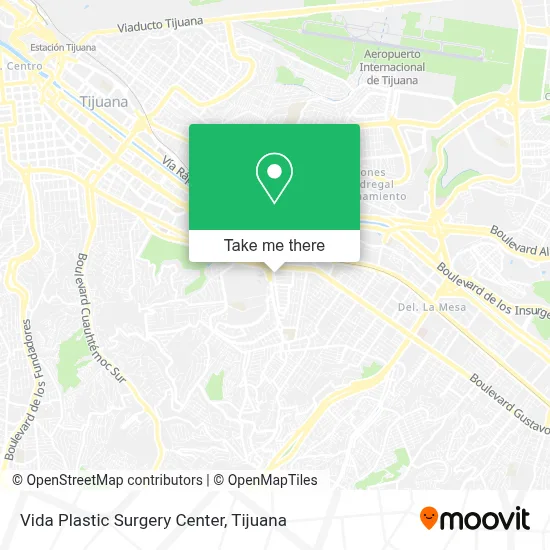 Vida Plastic Surgery Center map