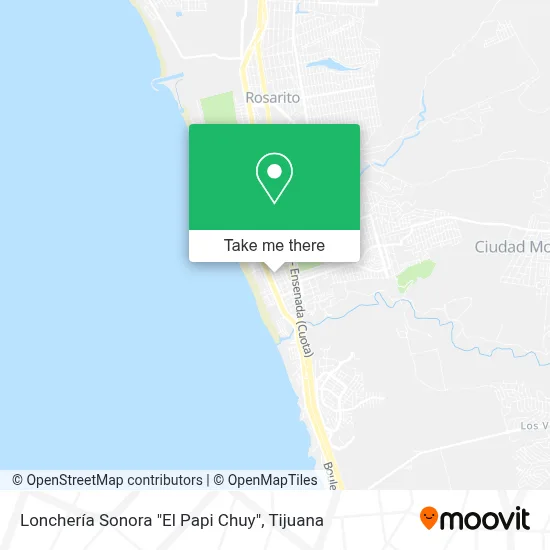 Lonchería Sonora "El Papi Chuy" map