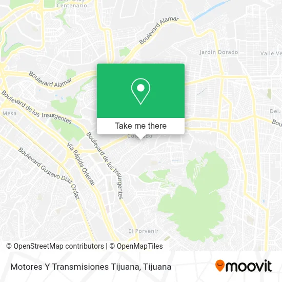 Motores Y Transmisiones Tijuana map