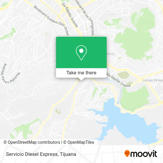 Servicio Diesel Express map