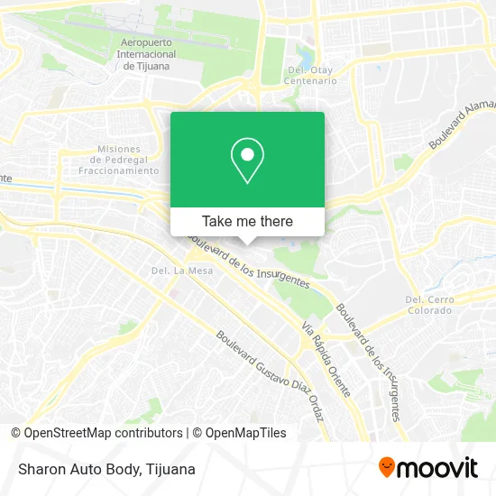 Sharon Auto Body map
