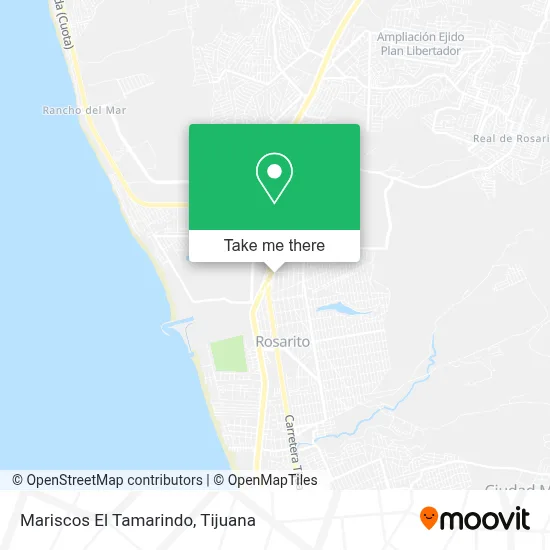 Mariscos El Tamarindo map