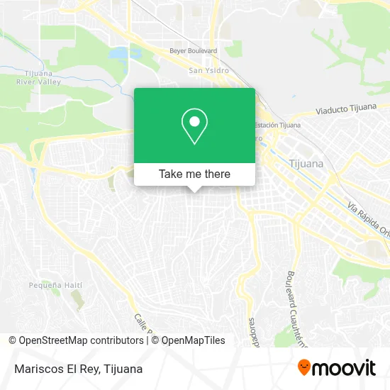 Mariscos El Rey map