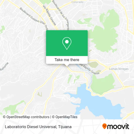 Laboratorio Diesel Universal map