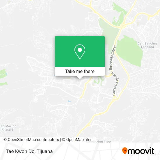 Tae Kwon Do map