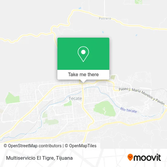 Multiservicio El Tigre map