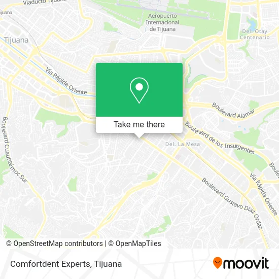 Comfortdent Experts map