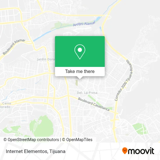 Internet Elementos map
