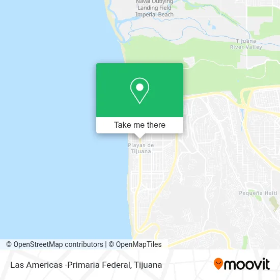 Las Americas -Primaria Federal map