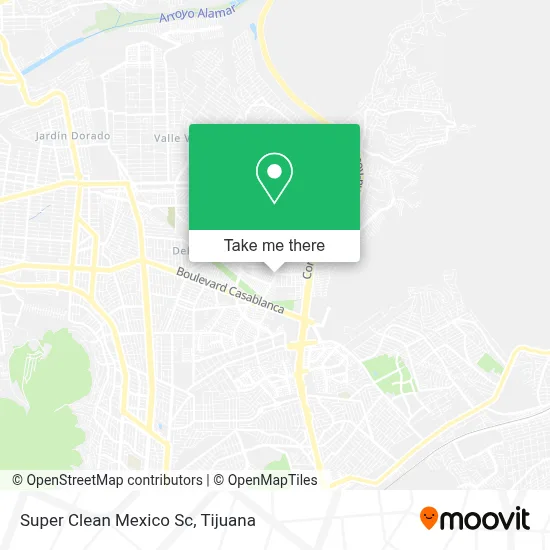 Super Clean Mexico Sc map