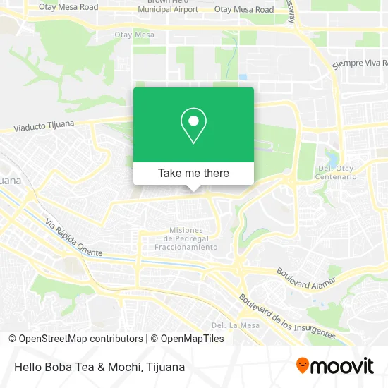 Hello Boba Tea & Mochi map