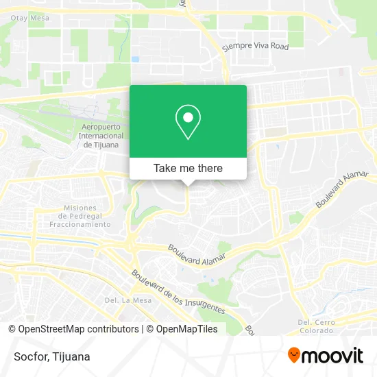 Socfor map