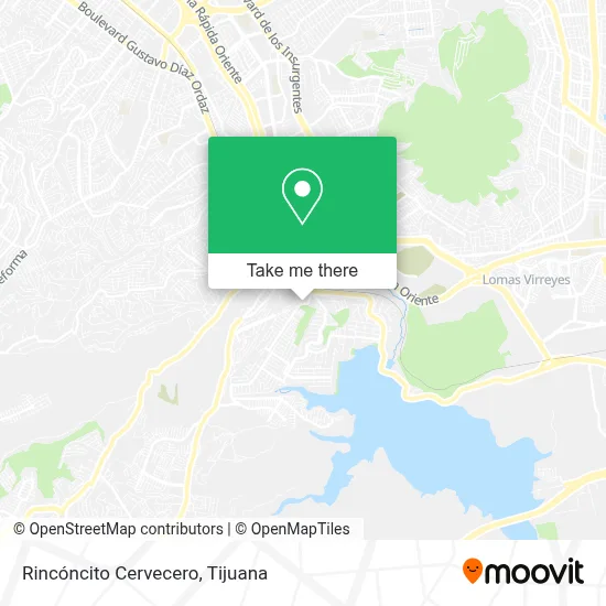 Rincóncito Cervecero map