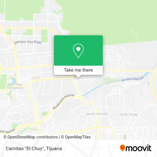 Carnitas  "El Chuy" map