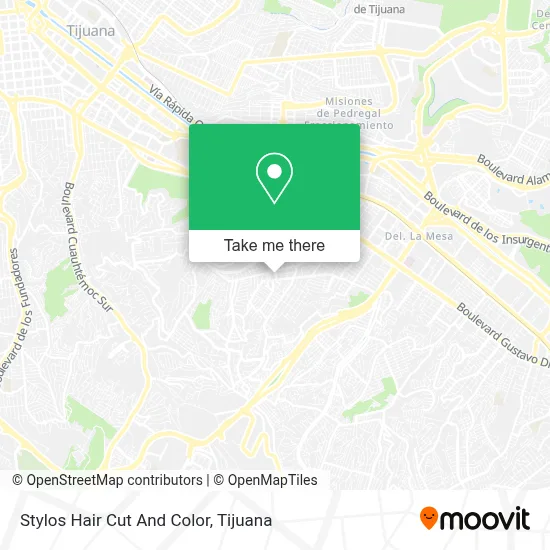 Stylos Hair Cut And Color map