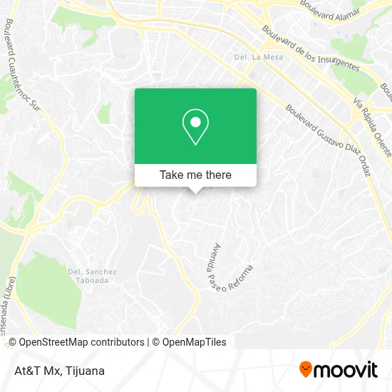 At&T Mx map