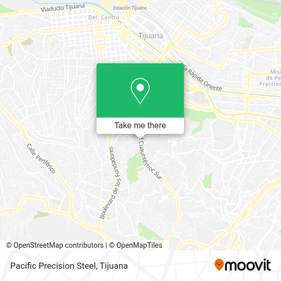 Pacific Precision Steel map