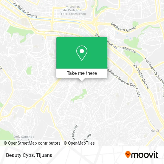 Beauty Cyps map