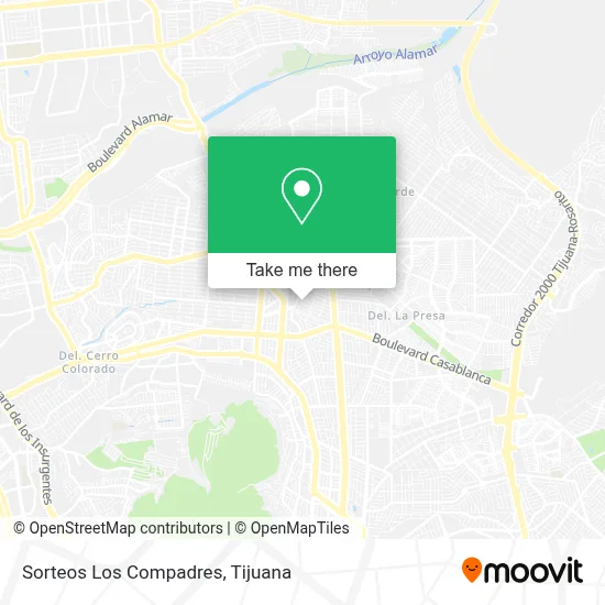 Sorteos Los Compadres map