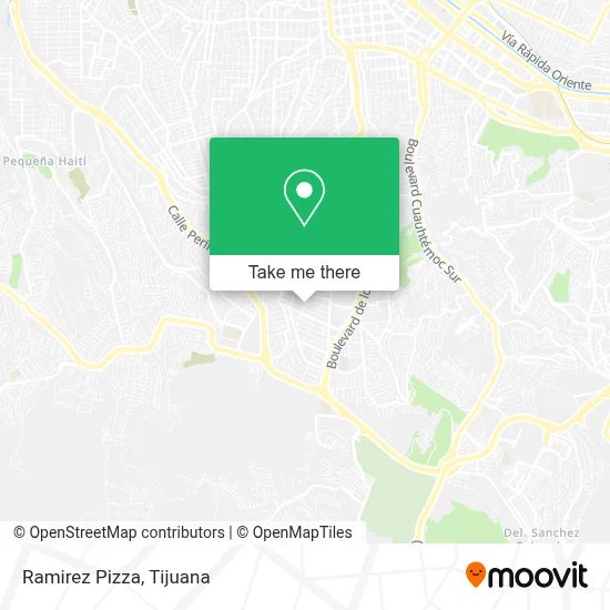 Ramirez Pizza map