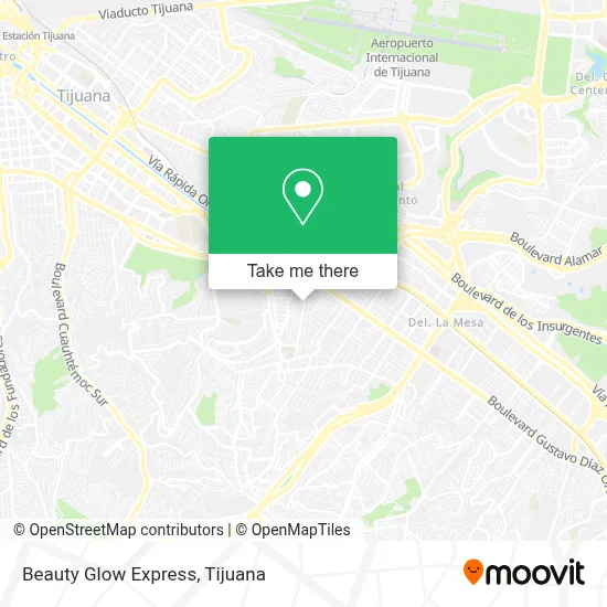Beauty Glow Express map