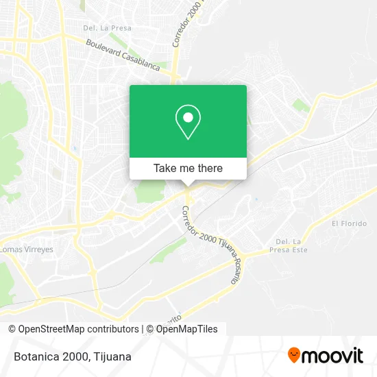 Botanica 2000 map
