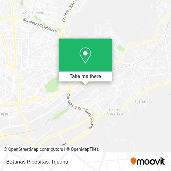 Botanas Picositas map