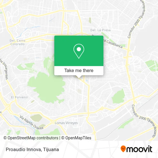 Proaudio Innova map