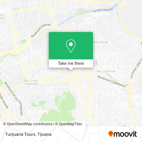 Turijuana Tours map