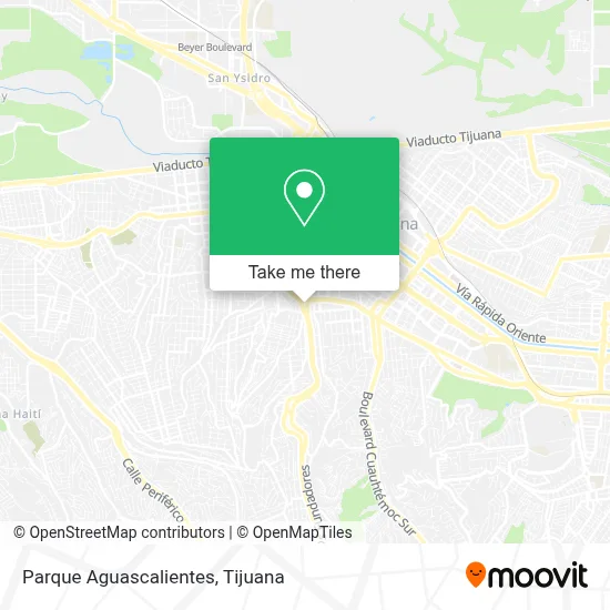Parque Aguascalientes map