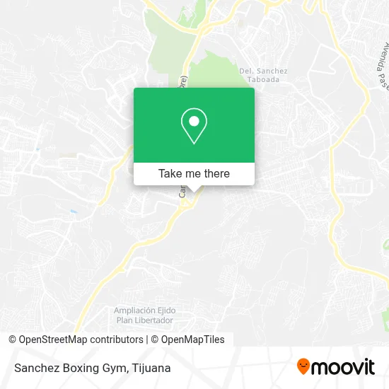 Sanchez Boxing Gym map