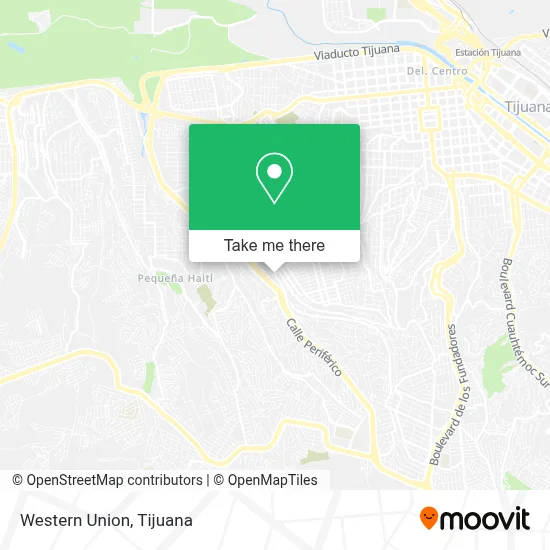 Western Union map