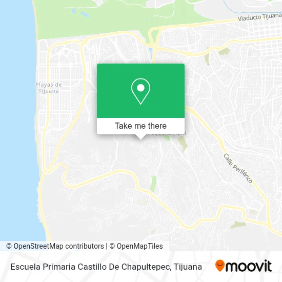 Escuela Primaria Castillo De Chapultepec map
