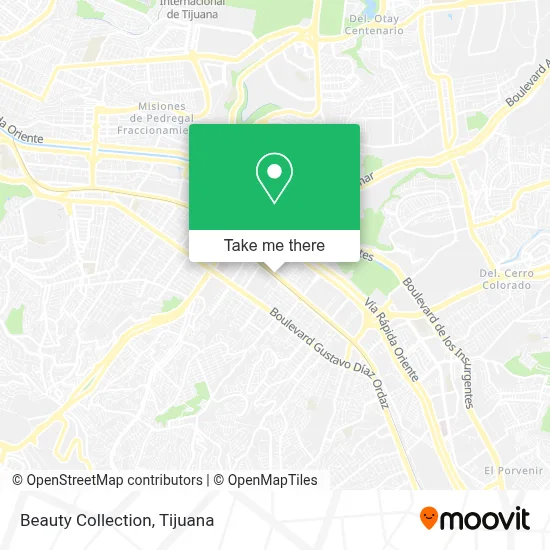 Beauty Collection map