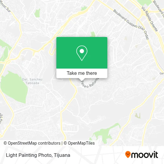 Light Painting Photo map