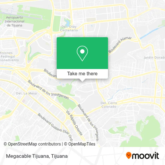 Megacable Tijuana map