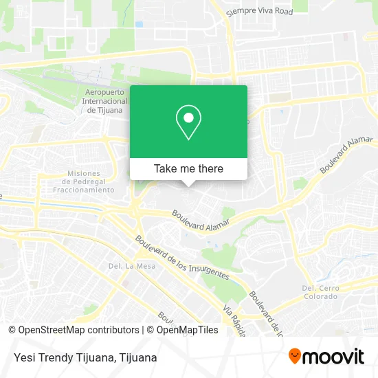 Yesi Trendy Tijuana map