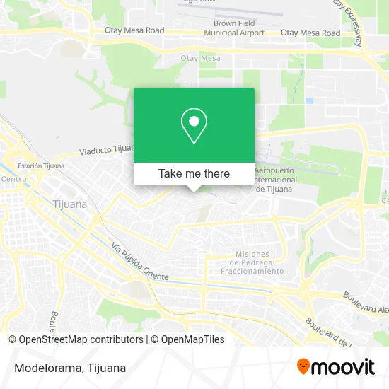 Modelorama map