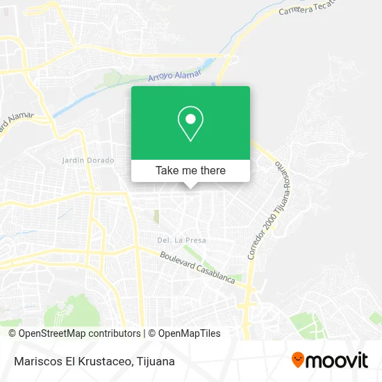 Mariscos El Krustaceo map