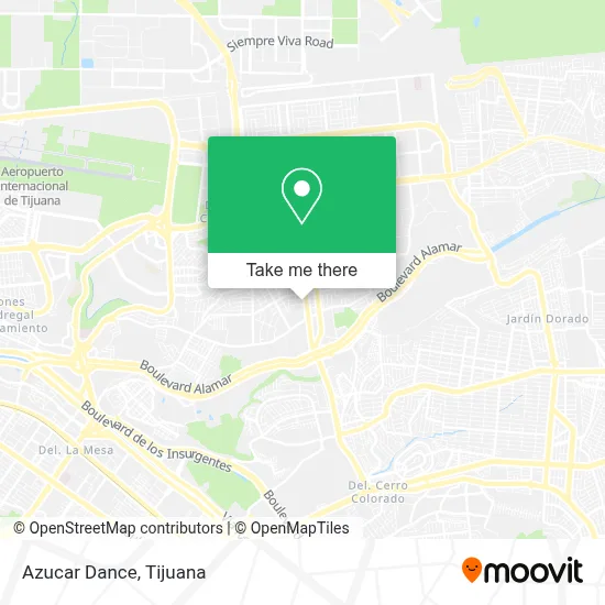 Azucar Dance map