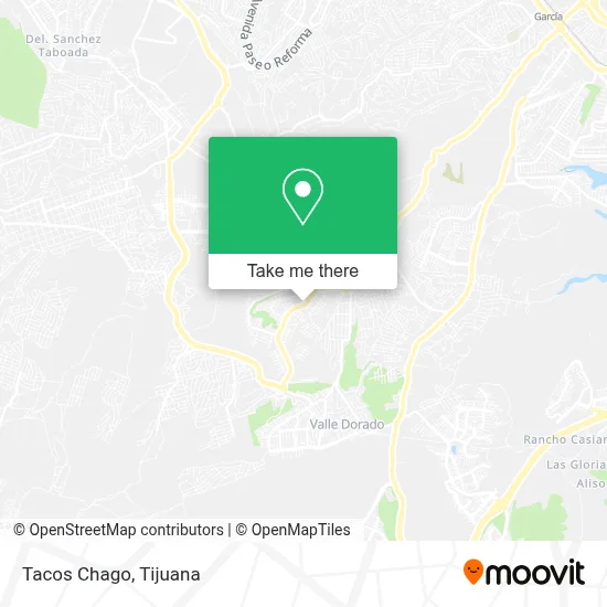 Tacos Chago map