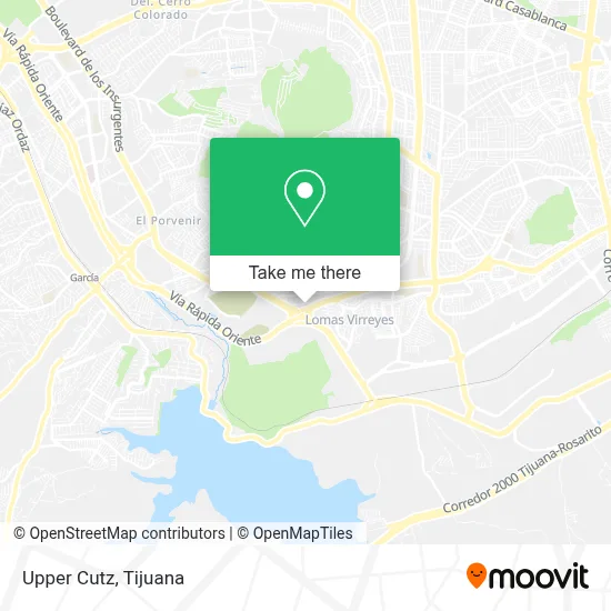 Upper Cutz map