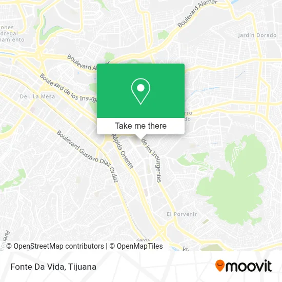 Fonte Da Vida map